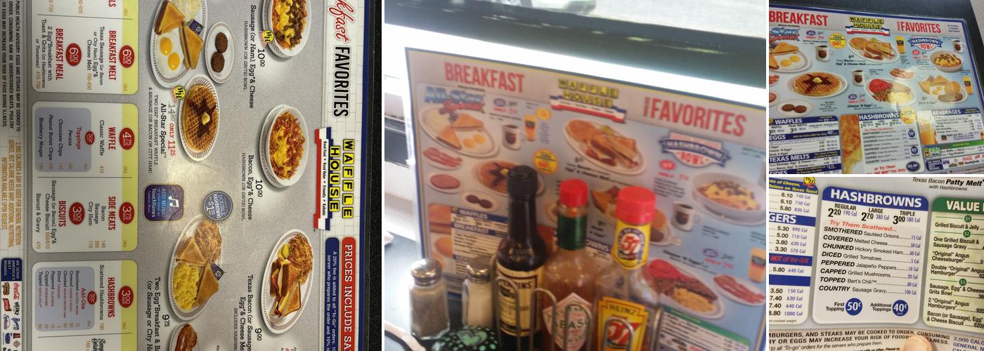 Waffle House Menu