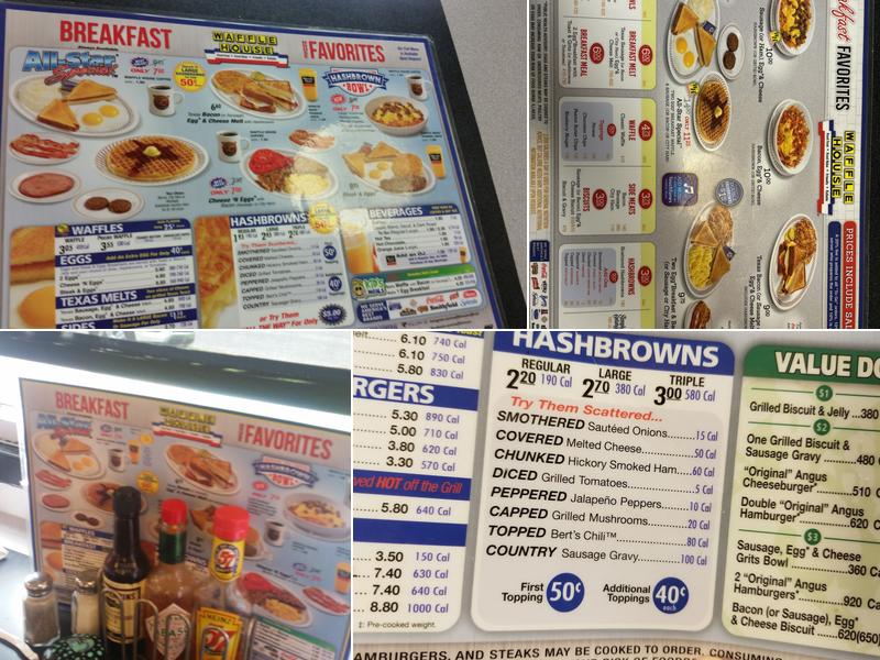 Waffle House Menu