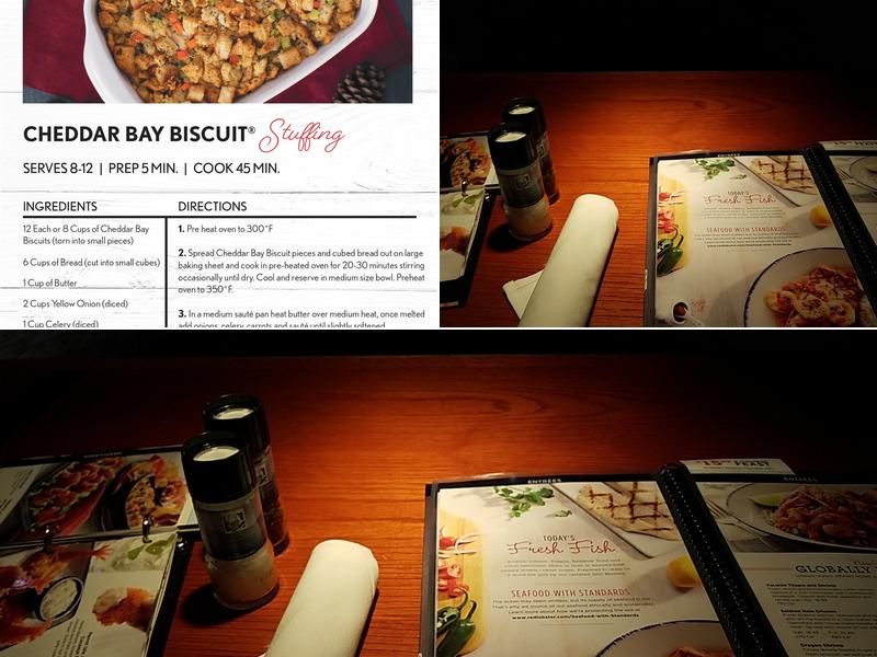 Red Lobster Menu