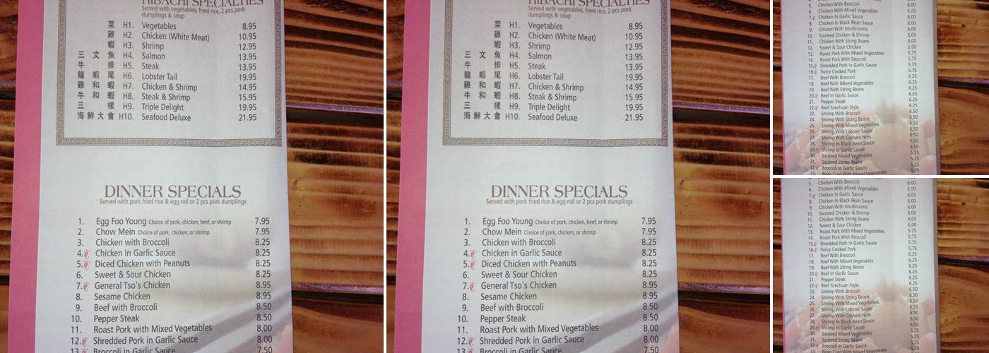 Potstickers & Company Menu