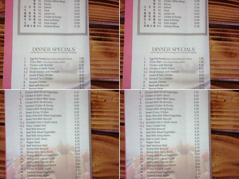 Potstickers & Company Menu