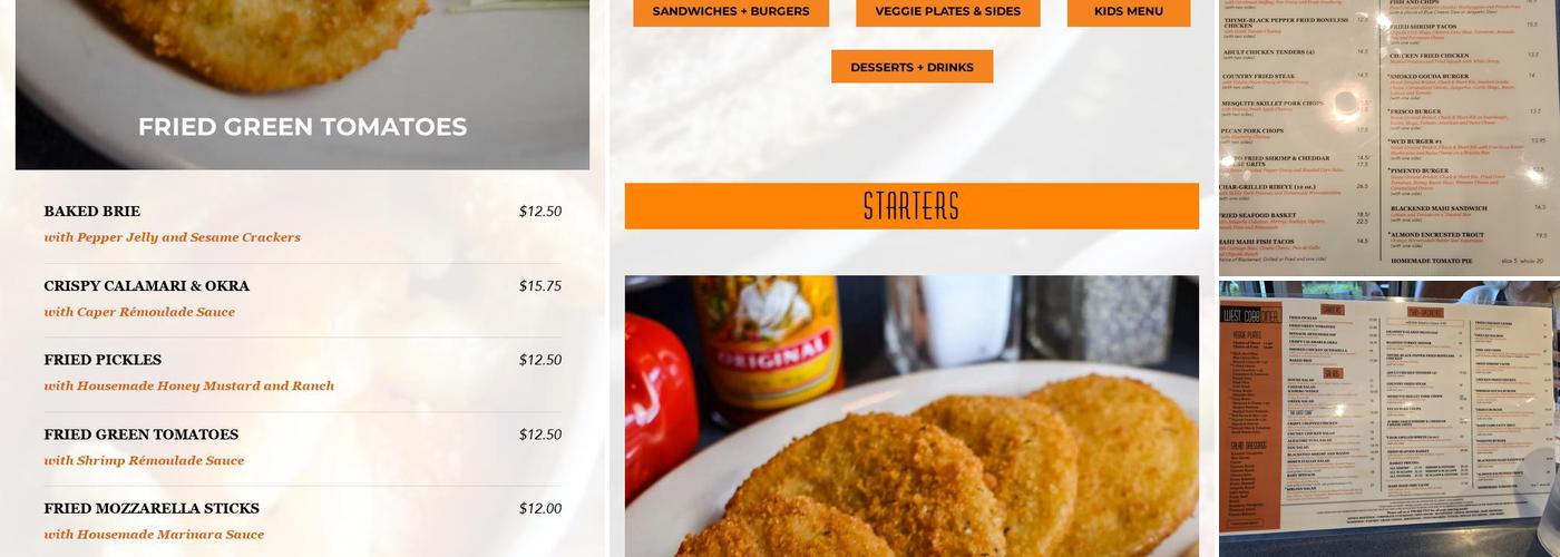 west cobb diner Menu