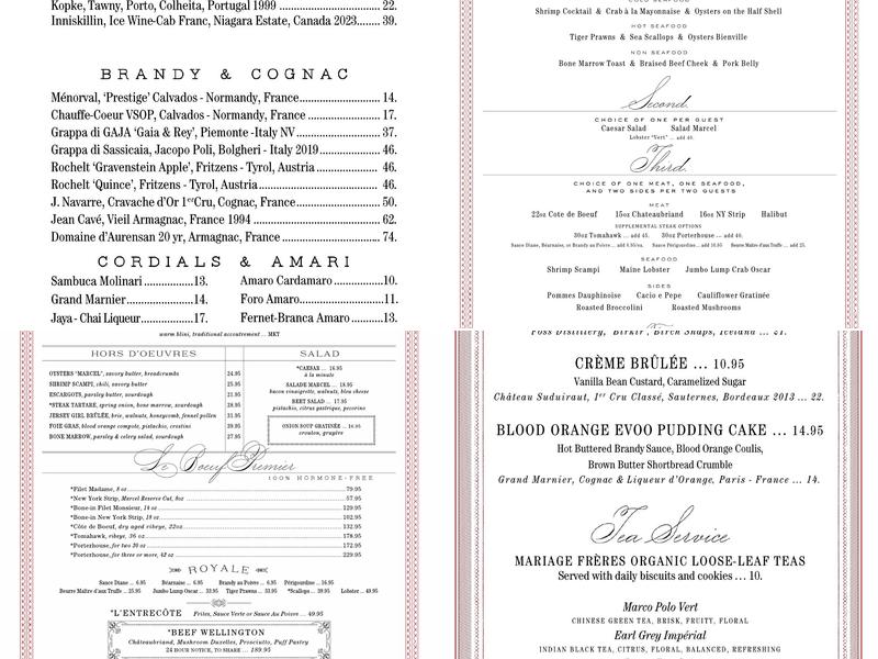 Marcel Menu