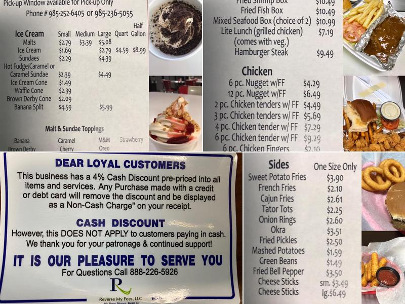 Buddy's Drive Inn Menu