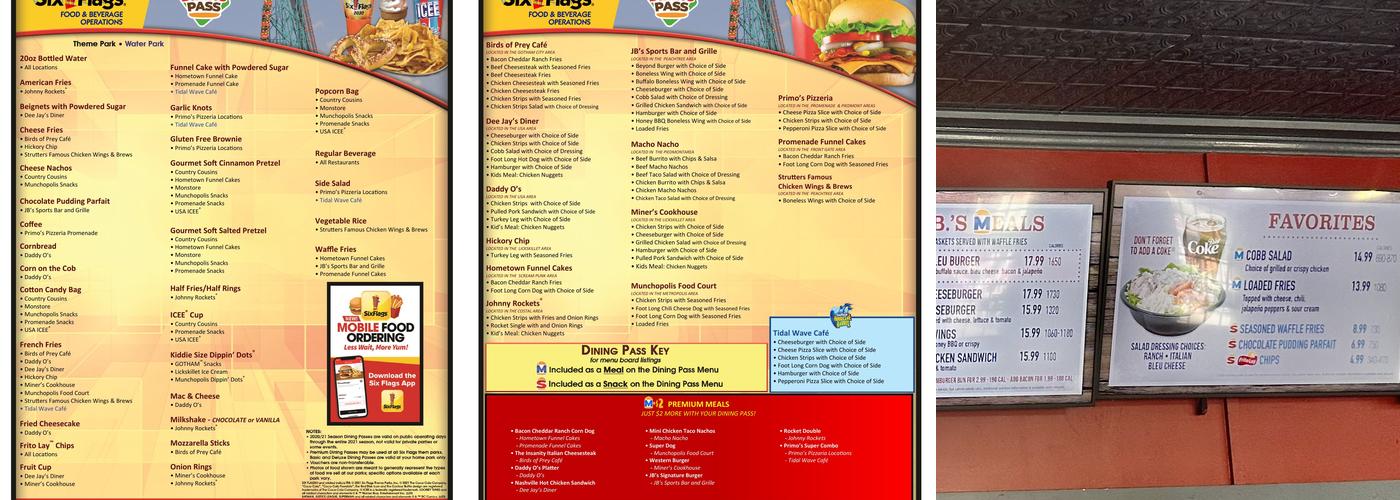 JB's Sports Bar and Grill Menu