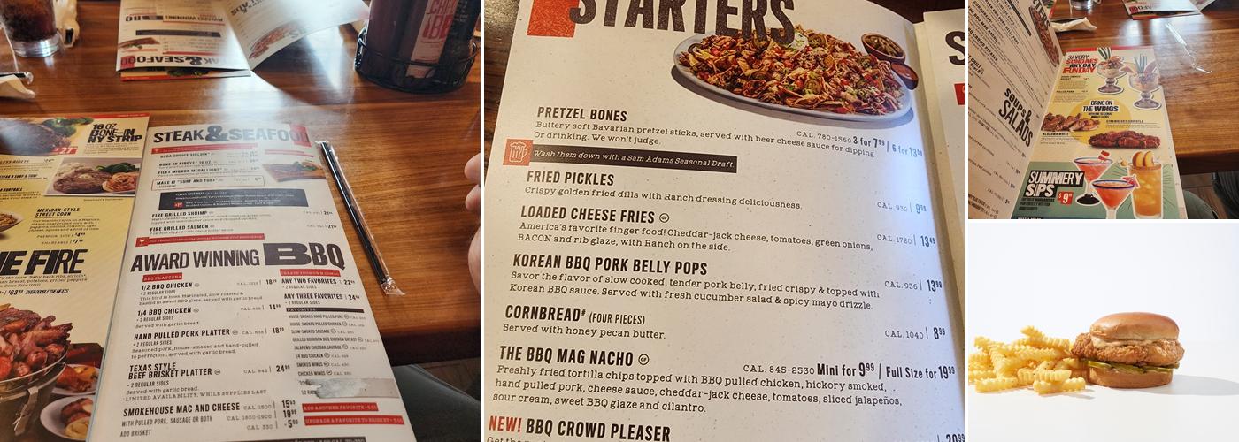 Smokey Bones Lithonia Menu