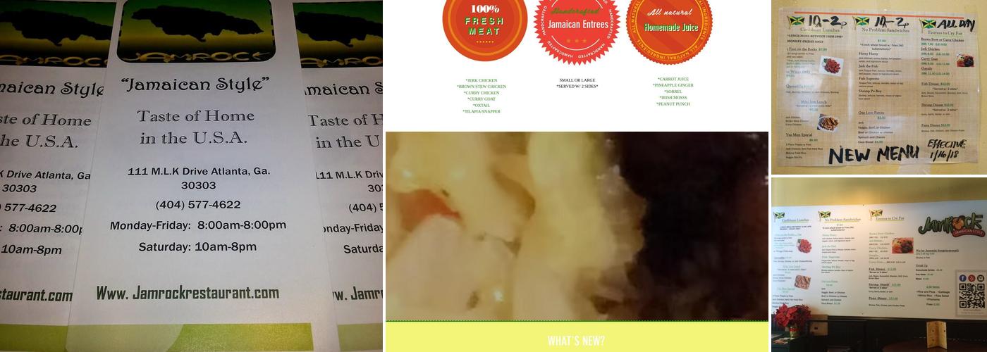 Jamrock Restaurant Menu