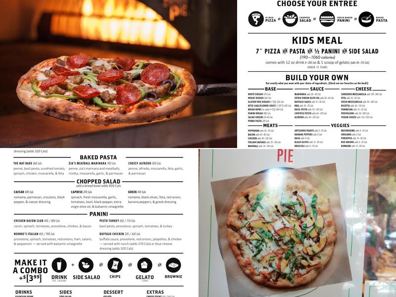 Your Pie Pizza Menu