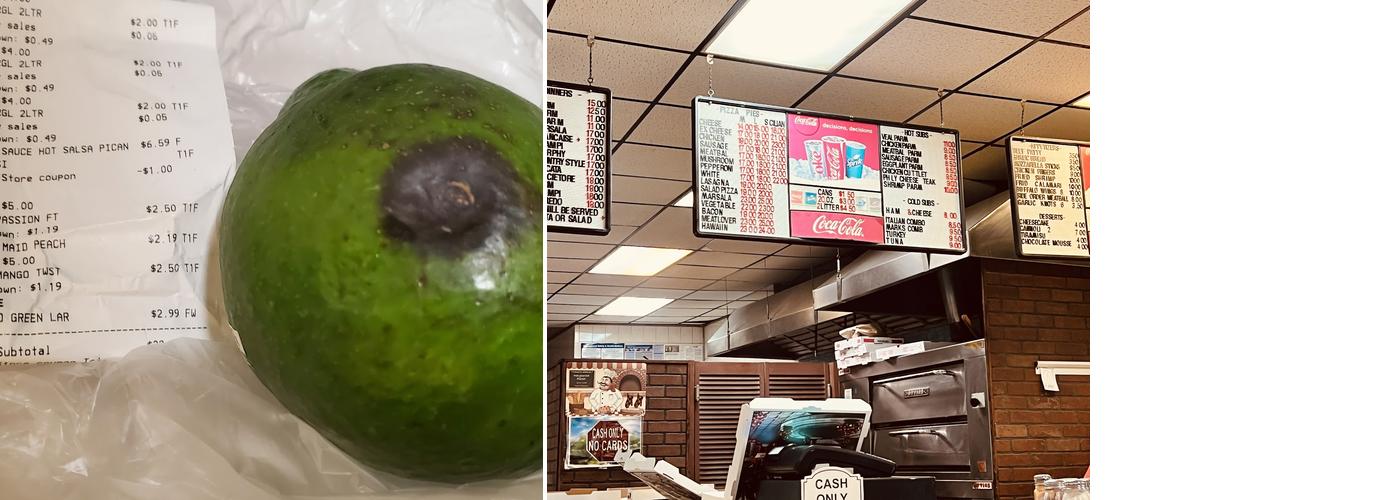 Mark's Pizza Menu