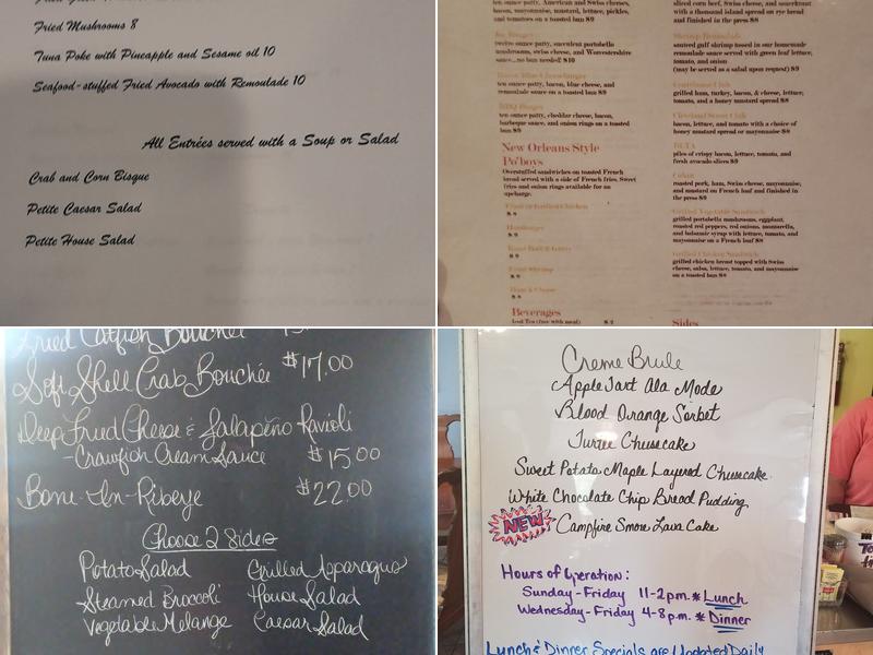 Cafe Bouchee Menu