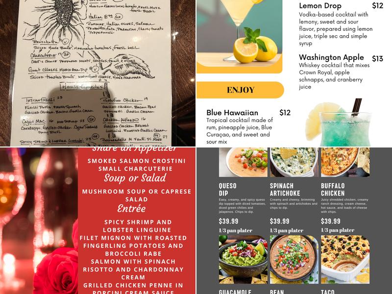 Trevioli Italian Kitchen Menu