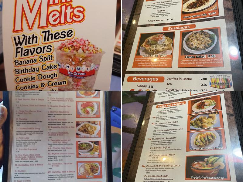 El Vaquero Mexican Restaurant Menu