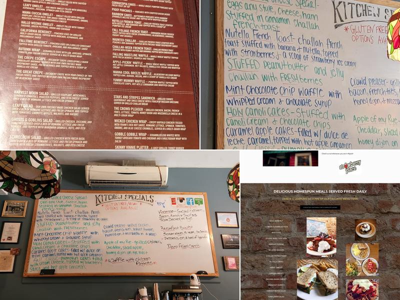 Strawberry Place Menu