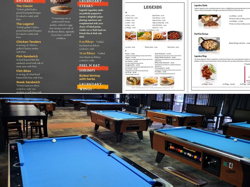 Legends Menu