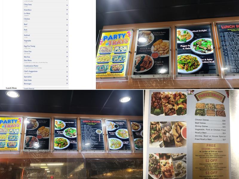 No 1 Chinese kitchen Menu