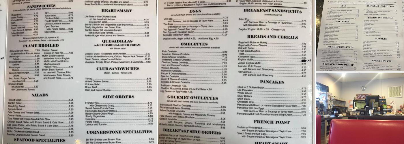 Cornerstone Menu