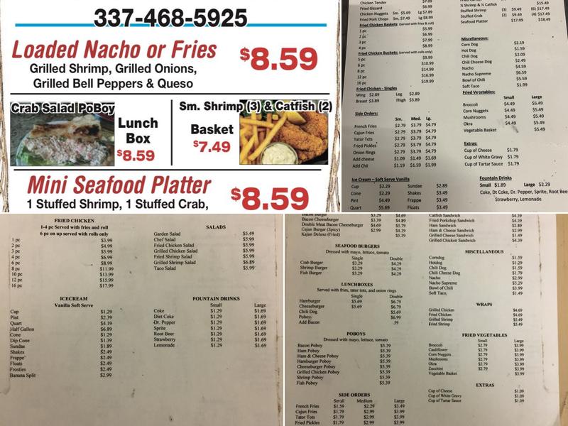 David And Loris Kitchen Menu