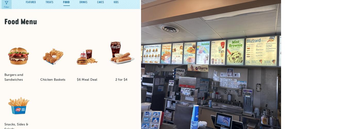 Dairy Queen Grill & Chill Menu