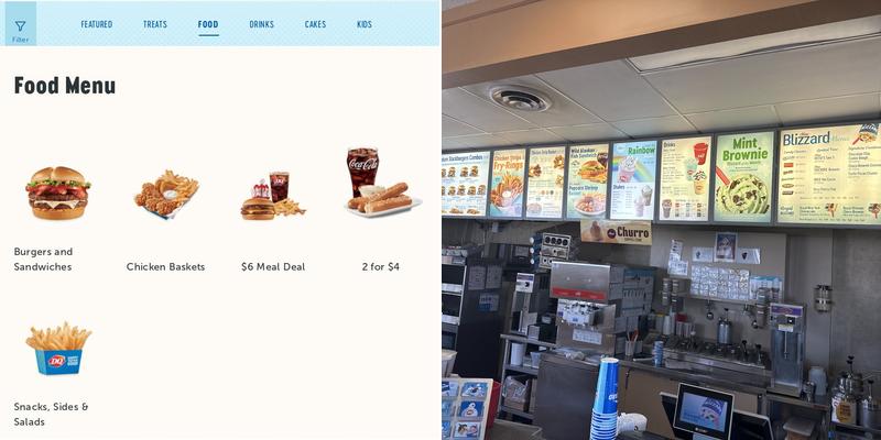 Dairy Queen Grill & Chill Menu