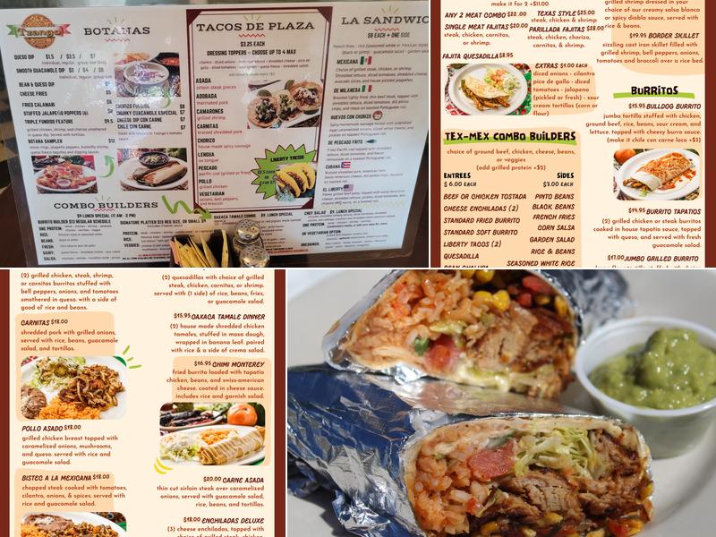 Tzango Menu