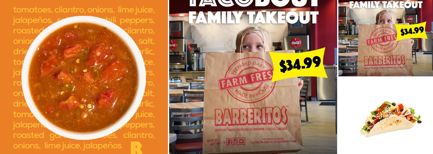 Barberitos Menu