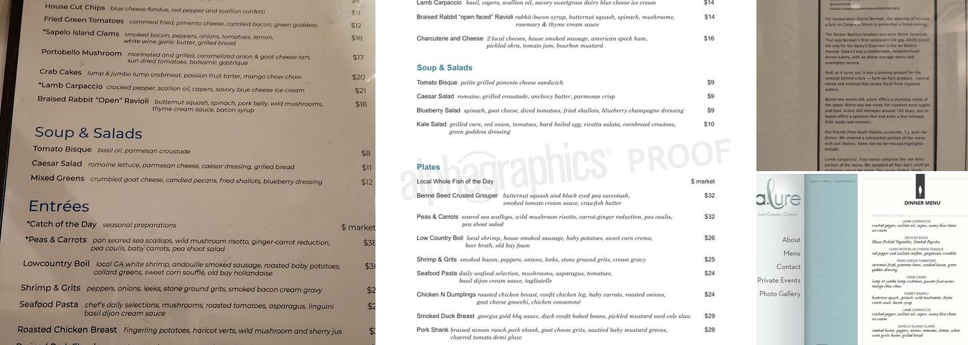 a.Lure Menu