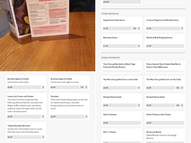 Widecombe Fair - Pub & Grill Menu