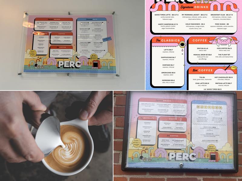PERC Coffee Menu