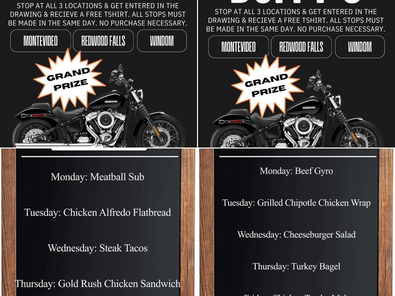 Duffy's Good Time Saloon Menu