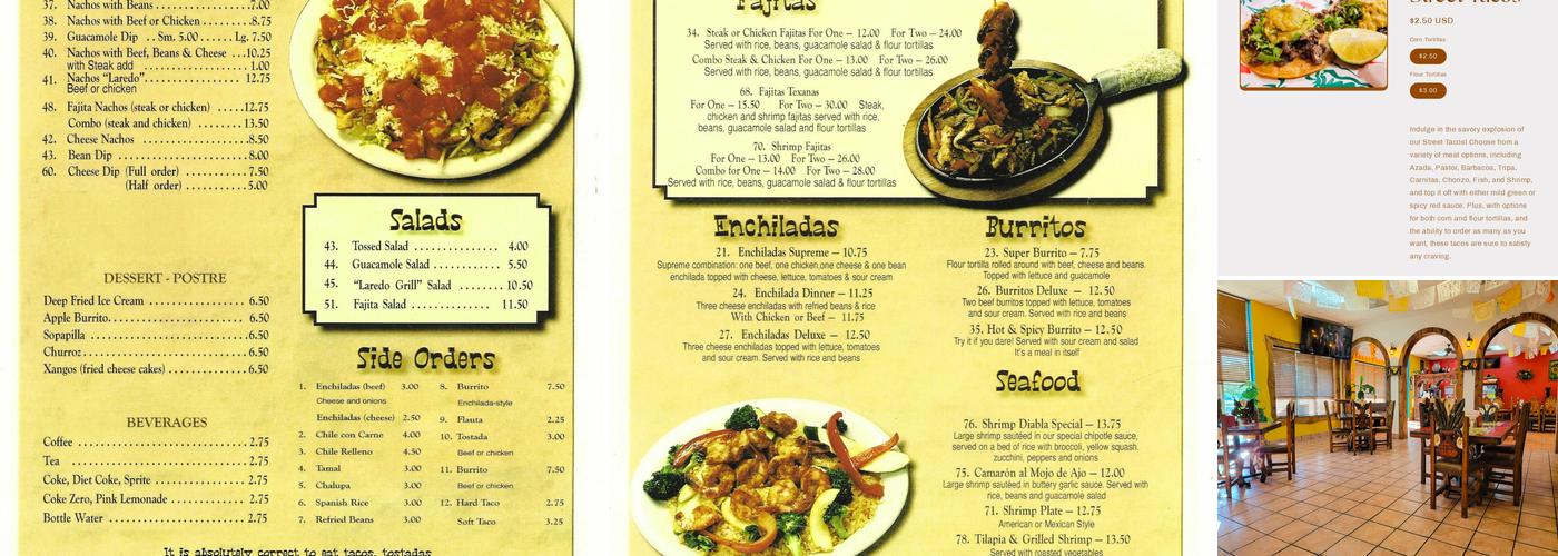 Laredo Grill Menu