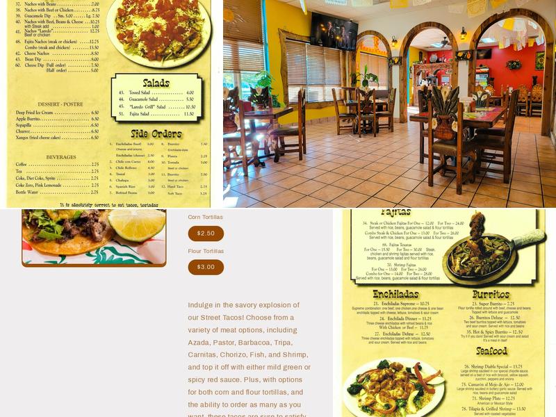 Laredo Grill Menu