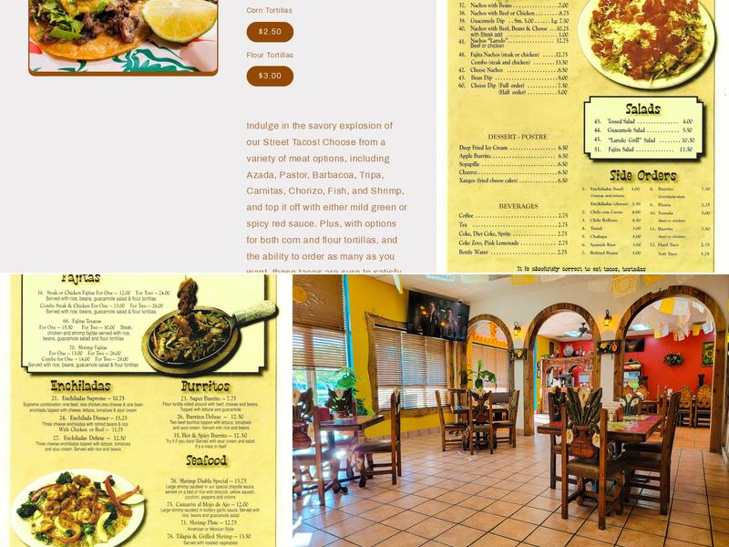 Laredo Grill Menu