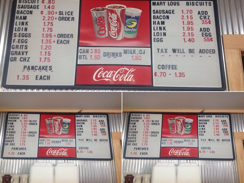 Mary Lou's Biscuit Bar Menu