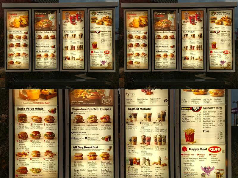 McDonald's Menu