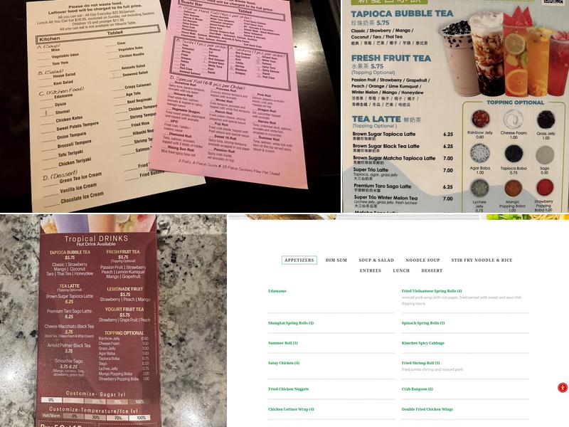 Cho Cho San Noodle House Menu