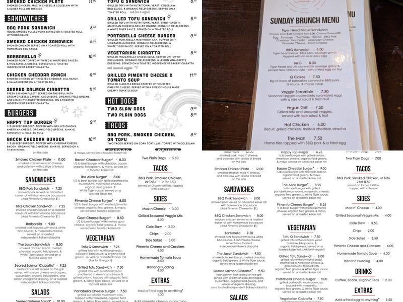 White Tiger Athens Menu