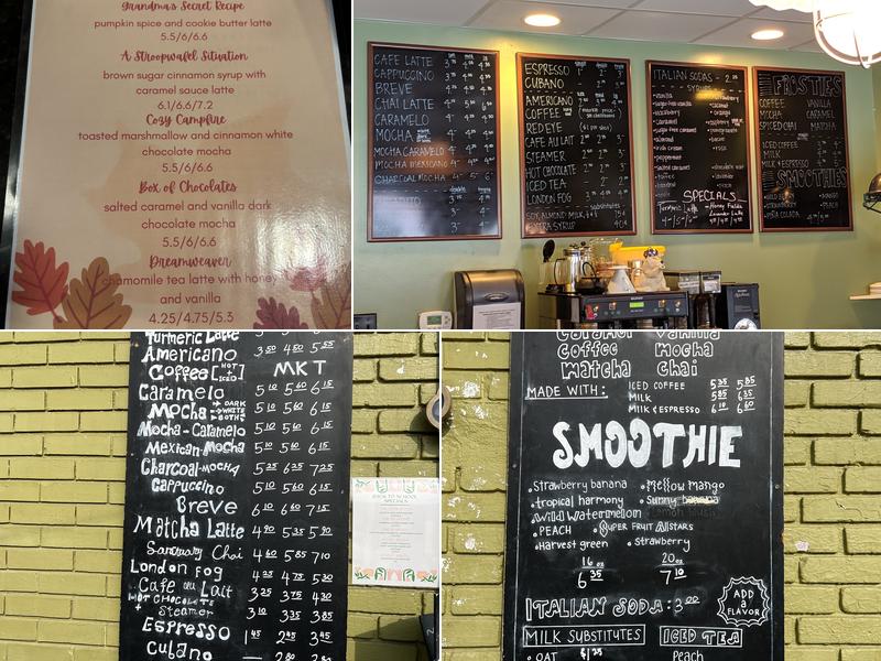 Sips Espresso Cafe Menu