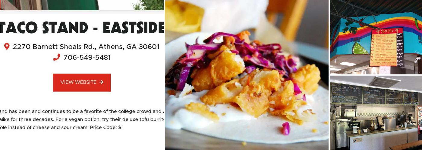 The Taco Stand Menu