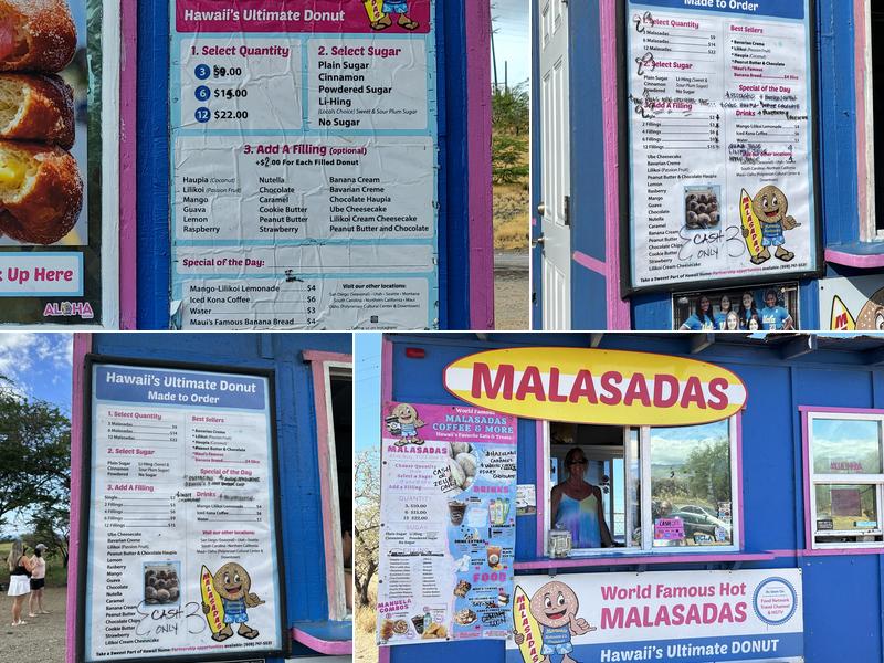 Manuela Malasada Co Menu