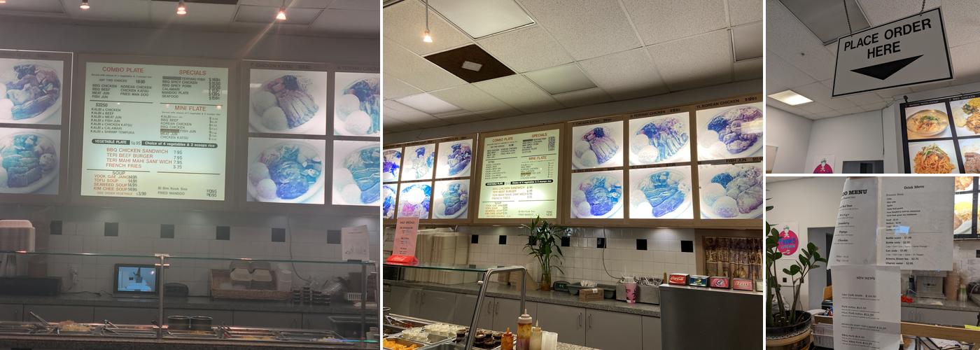 Yum Yum Yoon's Kitchen Korean Menu