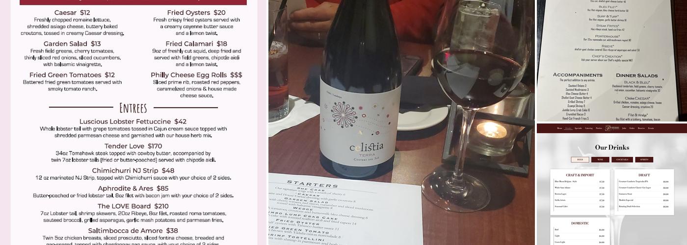 Porterhouse Grill Menu