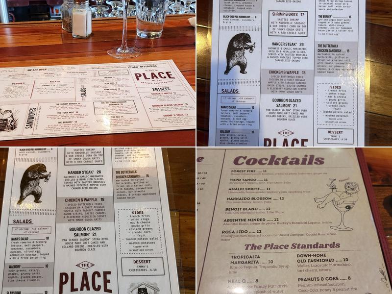 The Place Menu