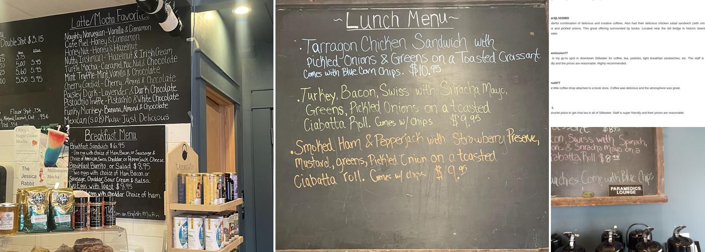 The Daily Grind Espresso Cafe Menu