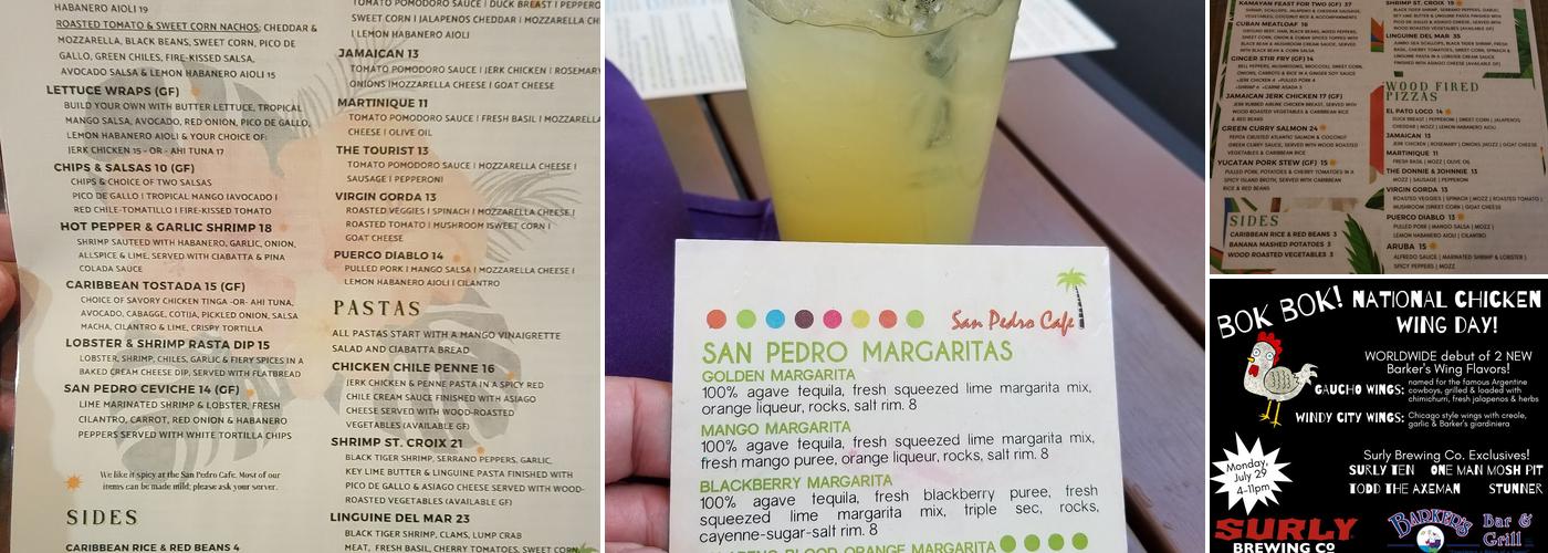 San Pedro Cafe Menu