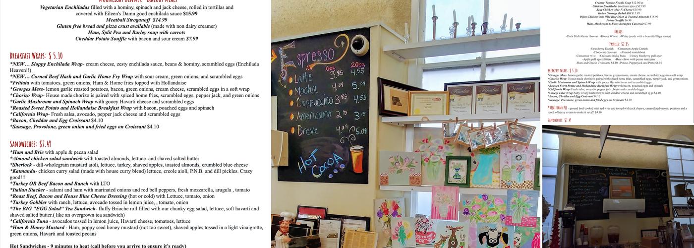 Eileen's Bakery & Cafe Menu