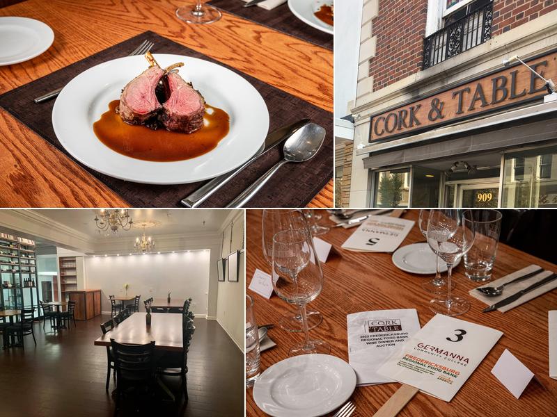 Cork and Table 909 Caroline St, Fredericksburg