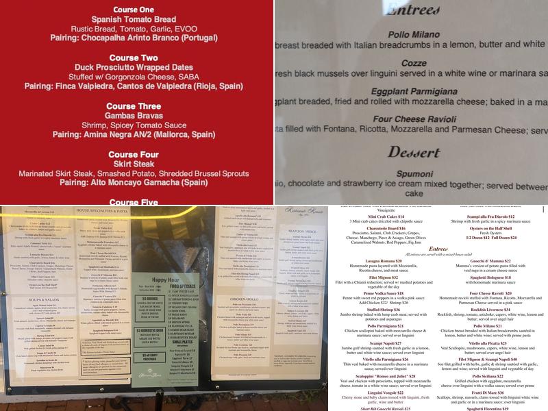 Ristorante Renato Menu