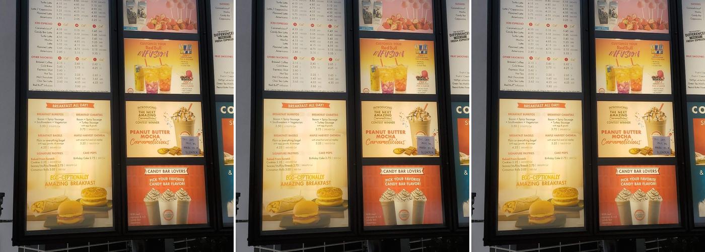 Scooter's Coffee Menu