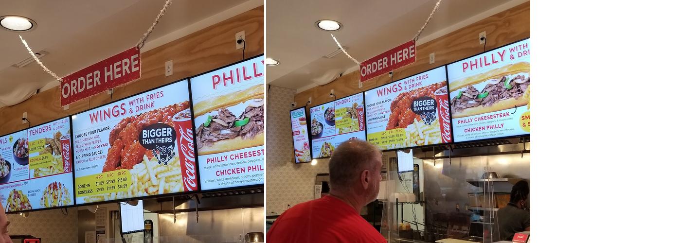 Great Wraps Menu