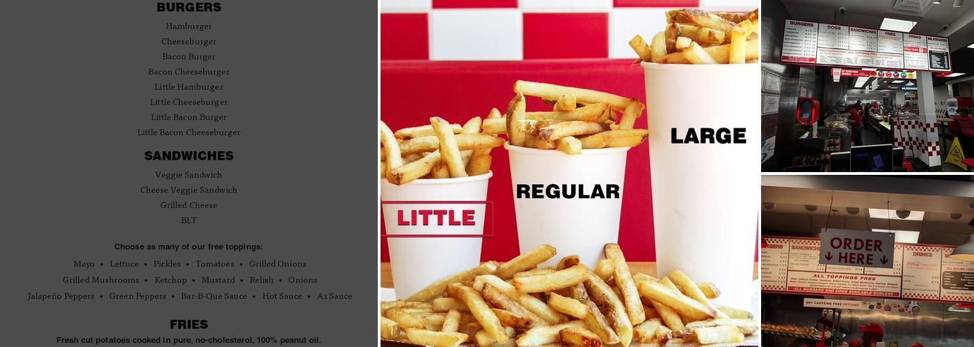 Five Guys Menu
